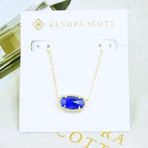 Kendra Scott Elisa cobalt blue necklace Gold Plated September